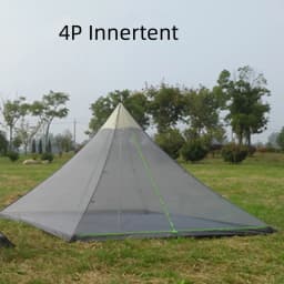 Asta Gear Fengyin 4P Tent Outdoor Pyramid Ultralight Tent Windproof Rain Anti-Wind Hiking Camping Travel Tent