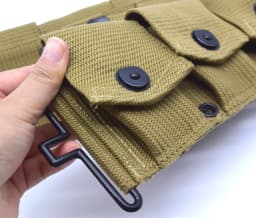US TACTICAL Army M-1923 Cartridge Belt CANVAS KHAKI Replica