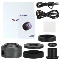 SVBONY SV705C Color Planetary Camera/ IMX585/ EAA/ USB3.0 Lunar Solar Imaging 8.3MP No Amp Glow W/ Low Readout Noise 6.5e~0.7e