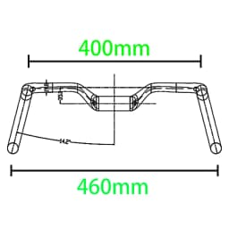 New Gravel 14 Degrees Carbon Fibre Bicycle Handle T1000 Bike Handlebar Ultra Light 28 30 32 34 36 38 40 42 44cm Drop Handlebar