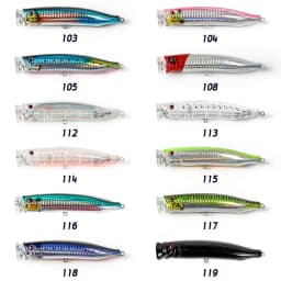NOEBY Feed Popper Lure 175mm 73g Topwater Popper Saltwater Hard Lure GT Tuna Kingfish Big Game Fishing