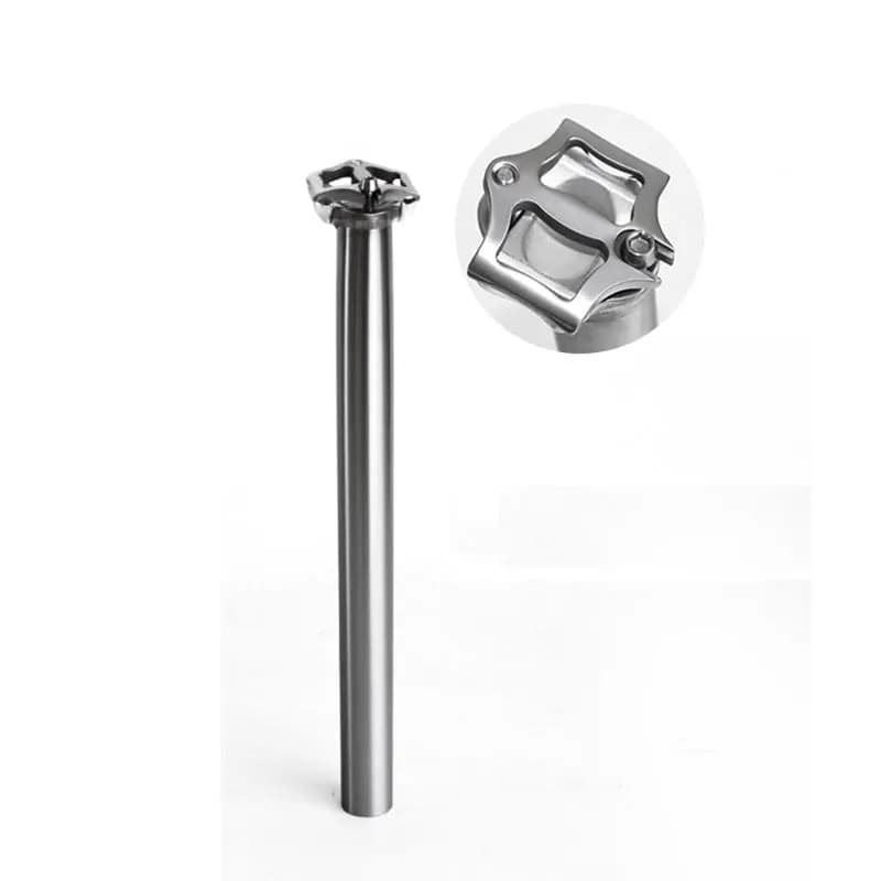 8-Shape Titanium Seatpost, 27.2mm/30.9mm/31.8mm for Gravel Road/MTB Bicycle Folding Bike