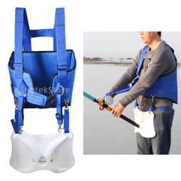 Professional Fishing Belt Harness Waist Gimbal Rod Holder 8mm