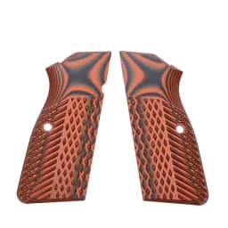 Guuun G10 Grips for Browning Hi Power and Tisas Regent BR9, Eagle Wings Diamond Texture
