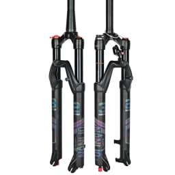 Bicycle Fork 26 27.5 29 Inch MTB Air Damping Shock Absorption Boost Barrel Shaft 100/110mm Disc Brake Magnesium Alloy Front Fork