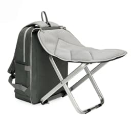 2 In 1 Folding Fishing Chair Backpack Lightweight Stool Combo for Camping Mountain Hiking Picnic BBQ Outdoor Tourist Equipment