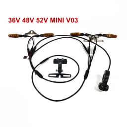 EBKE Electric Bicycle 36V 48V 52V or 72V Steering Light Set Kit Switch Left Right Turn