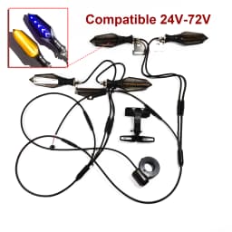 EBKE Electric Bicycle 36V 48V 52V or 72V Steering Light Set Kit Switch Left Right Turn