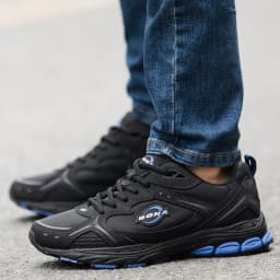 BONA New Classics Style Men Running Shoes Lace Up Men Sport Shoes Leather Men Outdoor Jogging Sneakers Comfortable