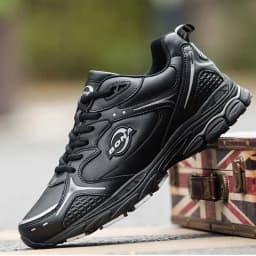 BONA New Classics Style Men Running Shoes Lace Up Men Sport Shoes Leather Men Outdoor Jogging Sneakers Comfortable