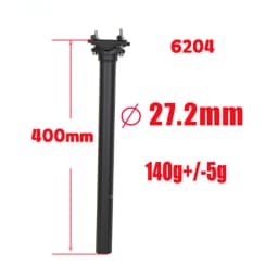 Ultralight Full Carbon Seat Post Road Bike Seat Mountain Bicycle Seatpost UD Black Length 350 / 400mm