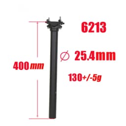 Ultralight Full Carbon Seat Post Road Bike Seat Mountain Bicycle Seatpost UD Black Length 350 / 400mm