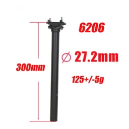 Ultralight Full Carbon Seat Post Road Bike Seat Mountain Bicycle Seatpost UD Black Length 350 / 400mm
