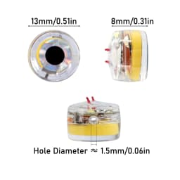 Mini LED Fishing Lure,Fishing Light Attractor,Fish Attractant Lamp,Deep Drop Flasher,Underwater Bass Halibut Sea Fishing,20pcs