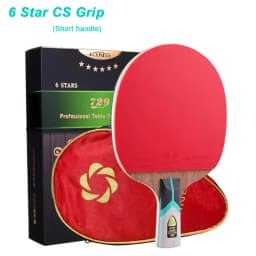 729 Friendship King Series Table Tennis Racket 6/7/8/9 Star Professional Offensive Carbon Ping Pong Racket Sticky Paddle