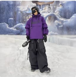 KEEPMONEY Ski Suit Set for Men and Women Jacket and Pants Warm Waterproof Outdoor Winter Thick multi-color Snowboarding suit