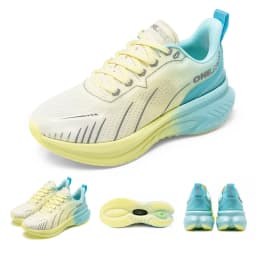 ONEMIX Cushioned Running Shoes Women Fall Winter Heavy Runners Lace-up Women Jump Rope Dance Non-slip Outdoor Sneakers