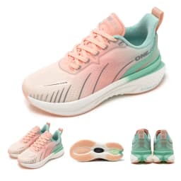 ONEMIX Cushioned Running Shoes Women Fall Winter Heavy Runners Lace-up Women Jump Rope Dance Non-slip Outdoor Sneakers