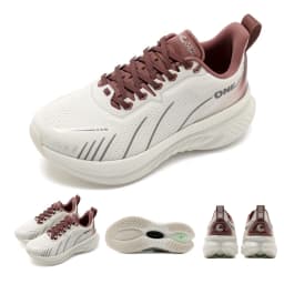 ONEMIX Cushioned Running Shoes Women Fall Winter Heavy Runners Lace-up Women Jump Rope Dance Non-slip Outdoor Sneakers