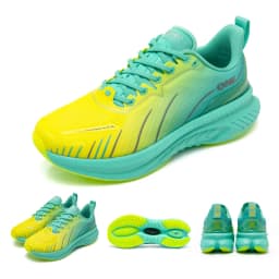 ONEMIX Cushioned Running Shoes Women Fall Winter Heavy Runners Lace-up Women Jump Rope Dance Non-slip Outdoor Sneakers