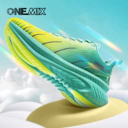 ONEMIX Cushioned Running Shoes Women Fall Winter Heavy Runners Lace-up Women Jump Rope Dance Non-slip Outdoor Sneakers