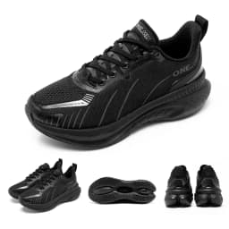 ONEMIX Cushioned Running Shoes Women Fall Winter Heavy Runners Lace-up Women Jump Rope Dance Non-slip Outdoor Sneakers