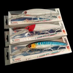 NOEBY 3pcs 140mm 52g Slow Sinking 160mm 73g 12cm 32g Minnow Fishing Lures Artificial Bait Trolling Wobblers Sea Fishing Lure