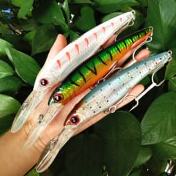 NOEBY 3pcs 140mm 52g Slow Sinking 160mm 73g 12cm 32g Minnow Fishing Lures Artificial Bait Trolling Wobblers Sea Fishing Lure