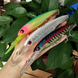 NOEBY 3pcs 140mm 52g Slow Sinking 160mm 73g 12cm 32g Minnow Fishing Lures Artificial Bait Trolling Wobblers Sea Fishing Lure