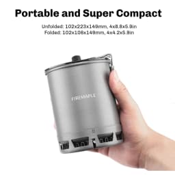 Fire-Maple G3 Petrel Ultralight Pot Lightweight Outdoor High Efficiency Heat Exchanger Pot Portable for Hiking Travel 600ml