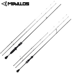 Mavllos Delicacy BFS Casting Rod with Solid UL Tip Lure 0.6-8g/0.8-10g Carbon Ultralight Carp Fishing Rod,Trout Spinning Rod