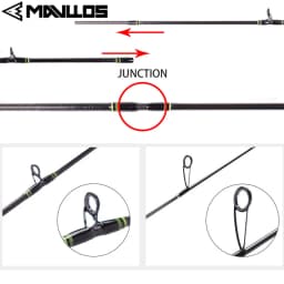 Mavllos Delicacy BFS Casting Rod with Solid UL Tip Lure 0.6-8g/0.8-10g Carbon Ultralight Carp Fishing Rod,Trout Spinning Rod