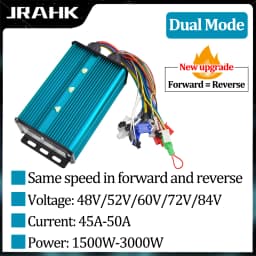 JRAHK Electric Controller 2500 3000W 48 60 64 72 84V 50A Brushless Dual-mode For E-Bike Motor Motorcycles Spare Accessories