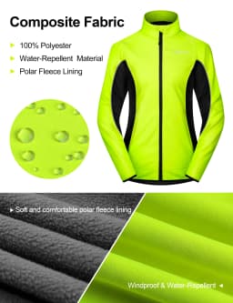 INBIKE Winter Women Cycling Jackets Thermal Fleece Biking Clothes Bicycle Road Bike Windbreaker MTB Reflective Jacket for Women