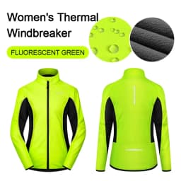 INBIKE Winter Women Cycling Jackets Thermal Fleece Biking Clothes Bicycle Road Bike Windbreaker MTB Reflective Jacket for Women