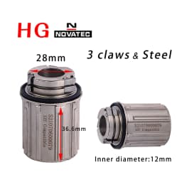 Bike Freehub Aluminum Alloy Rear Hub Body 3 Pawl 8/9/10/11speed Freewheel Body Mtb Mountain Road Bike Parts