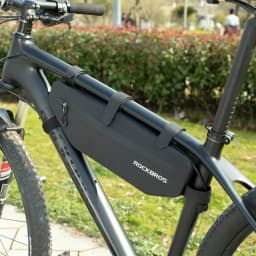 ROCKBROS Bicycle Bags Bike Frame Front Tube Bag Large Capacity Waterproof Triangle Bag Cycling Storage MTB Road Bike Accessories