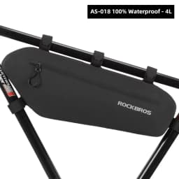 ROCKBROS Bicycle Bags Bike Frame Front Tube Bag Large Capacity Waterproof Triangle Bag Cycling Storage MTB Road Bike Accessories