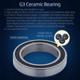 KACTUS Ceramic BB T47-DUB Bicycle Bottom Bracket 86.5mm Width for SRAM DUB Cranksets Group Axis 28.99 Aluminum Alloy bike parts