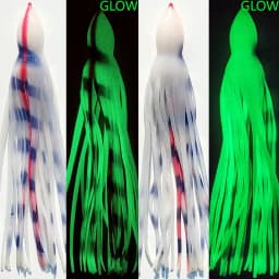 16pcs Replacement Octopus Skirts for Trolling Lures skirt octopus soft fishing lure Rigged skirt Marlin Tuna Pakula game fishing