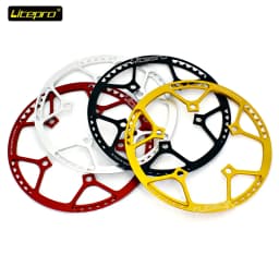 Chainring Litepro 130BCD 47/53/56/58T BMX Chainring Folding Bicycle Chainwheel Protector Bike Crankset Tooth Folding Bike Parts