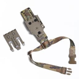 Hunting Holster Drop Leg Band Metal Modular Air Soft Universal Holster Adapter with Tactica QLS Quick Release Platform