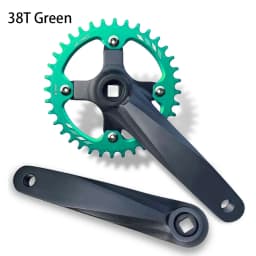 Bicycle Square Hole Sprocket 104BCD 152mm/165mm/170mm Crank Arms 32/34/36/38/40/42T Narrow Wide Chainwheel MTB Bike Crankset
