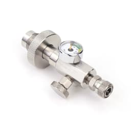 Din Diving HPA Fill Station Refill Charging Adapter With Quick Disconnect Stainless Steel Big Bottle To Small Bottle Adaptor