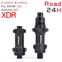 GOLDIX 370 Disc Brake Road Bike Hubs Straight Pull Sealed Bearing Super Light The Central 24H 36T for Shimano SRAM HG XDR 12S