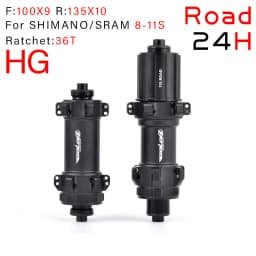 GOLDIX 370 Disc Brake Road Bike Hubs Straight Pull Sealed Bearing Super Light The Central 24H 36T for Shimano SRAM HG XDR 12S