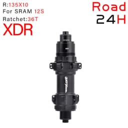 GOLDIX 370 Disc Brake Road Bike Hubs Straight Pull Sealed Bearing Super Light The Central 24H 36T for Shimano SRAM HG XDR 12S