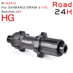 GOLDIX 370 Disc Brake Road Bike Hubs Straight Pull Sealed Bearing Super Light The Central 24H 36T for Shimano SRAM HG XDR 12S
