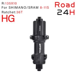 GOLDIX 370 Disc Brake Road Bike Hubs Straight Pull Sealed Bearing Super Light The Central 24H 36T for Shimano SRAM HG XDR 12S