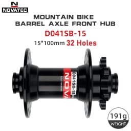 Novatec MTB Front Hub 32 Holes Thru 100x15mm Boost 110x15mm Mountain Bike Bearing Hub 32H Bicycle Parts